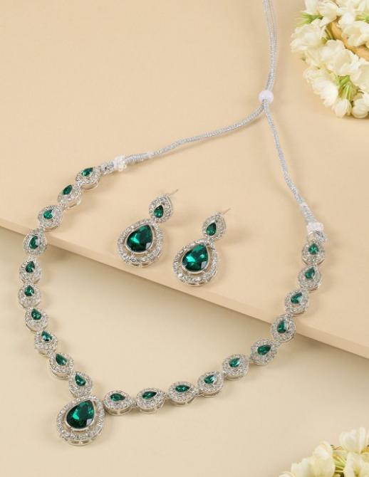 Elegant Silver-Plated AD Set