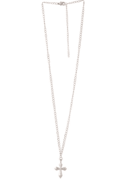 Silver Cross Necklace - Image 2